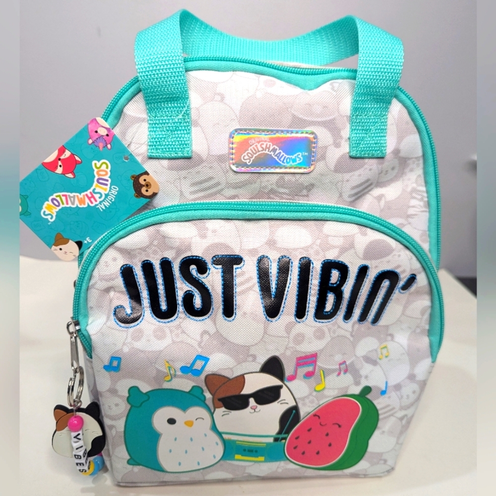 Squishmallow Just Vibin Mini Backpack Cam Winston Wanda NWT